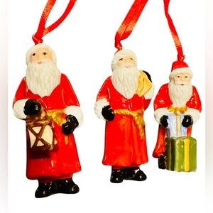 New Vintage Villeroy & Boch 3 Nostalgic Ornaments